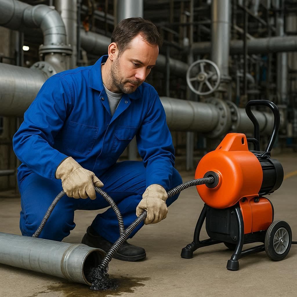 Устранение технологического засора в Ломоносове